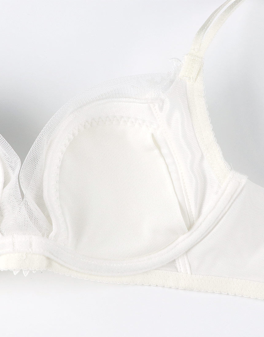 ワコール 【軽やかなつけごこち】ライトイージーブラ 3／4カップブラ