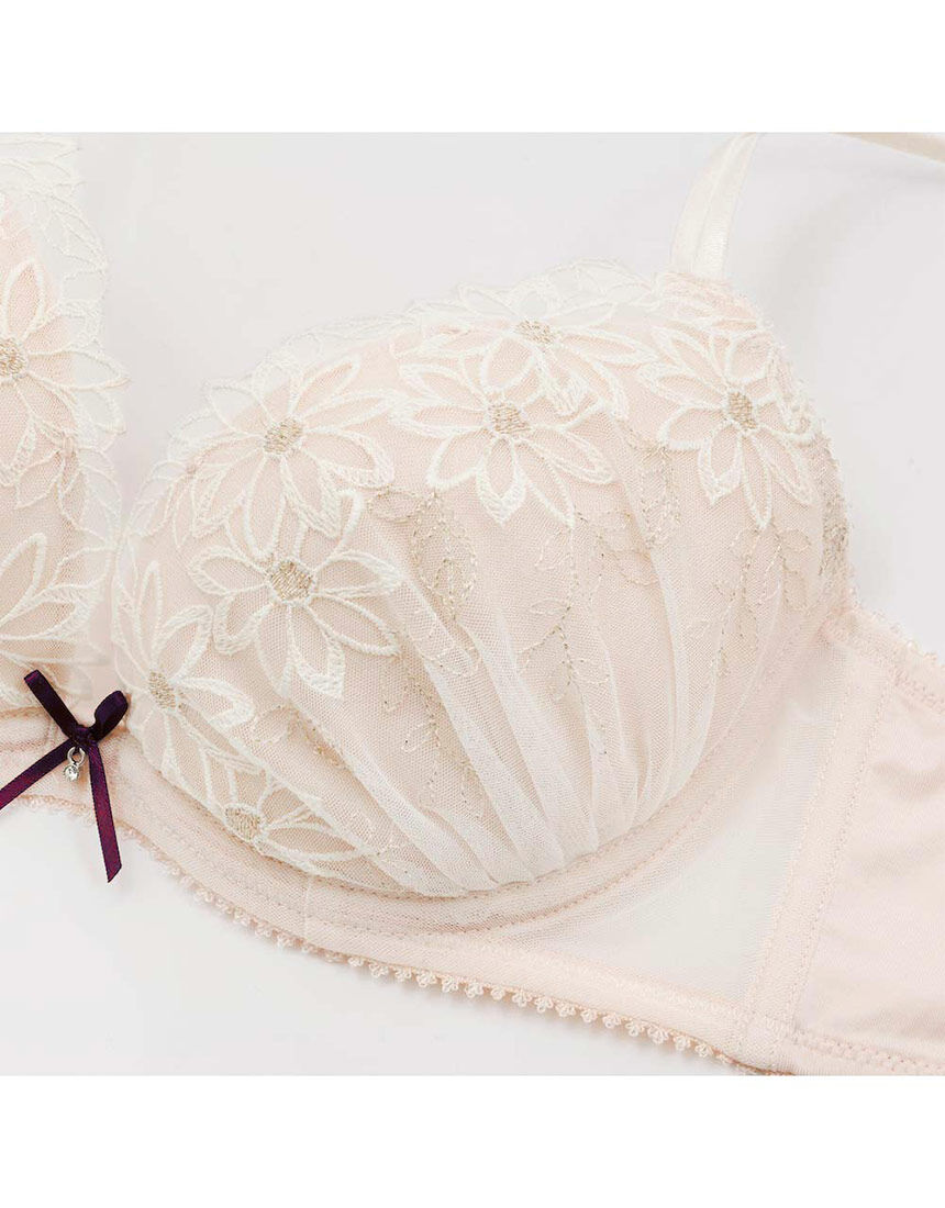 Lingè Noël ランジェノエル フランネルフラワー ブラ＆ショーツセット