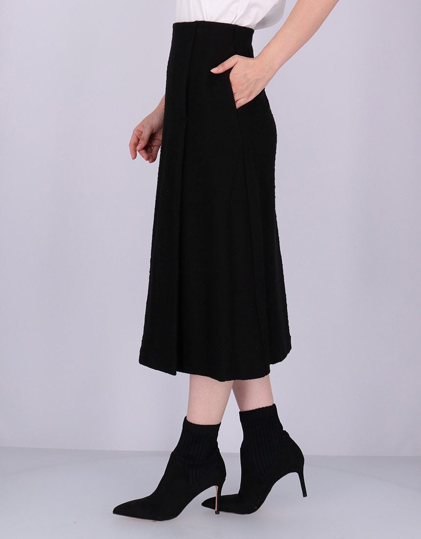 ワコール_カルソン 【綿混・あったか尾州産素材】スカート スカート