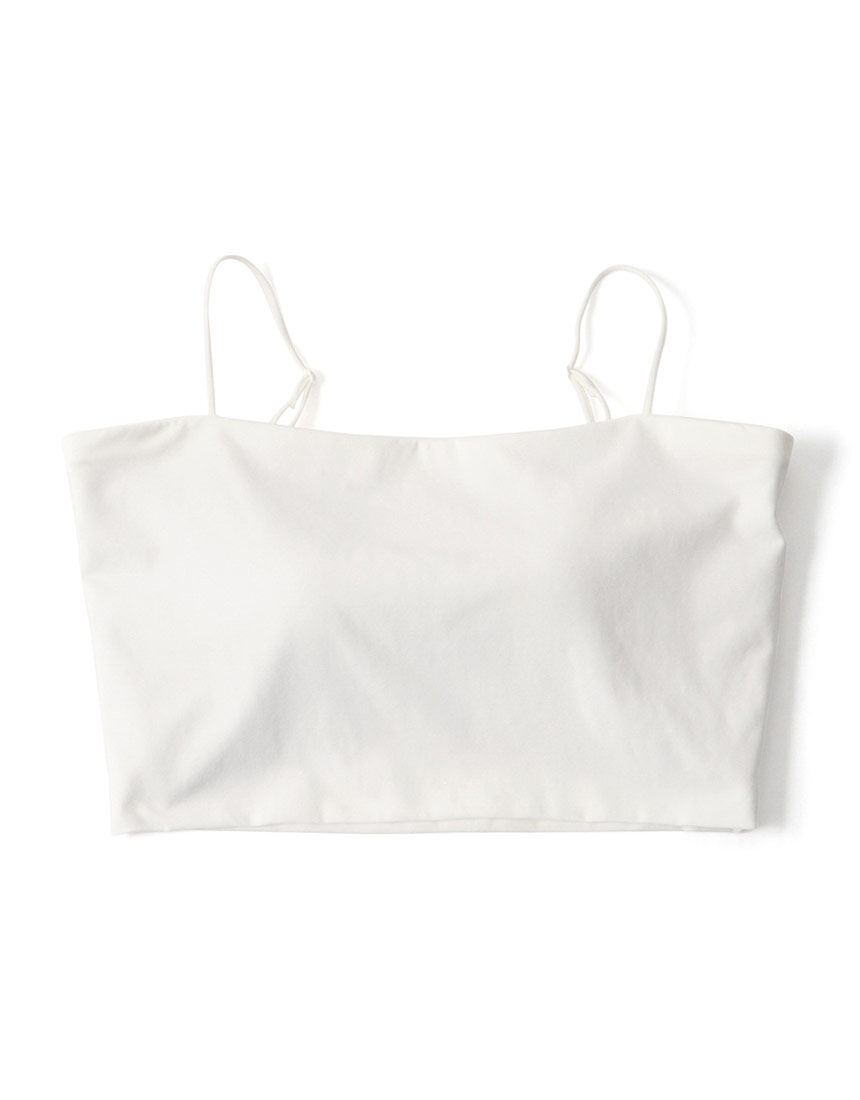 ADAM ET ROPE　Wacoalコラボ　カップ付きベアトップ　キャミソール OUR WACOAL 【ADAM ET ROPE'コラボ】カップ