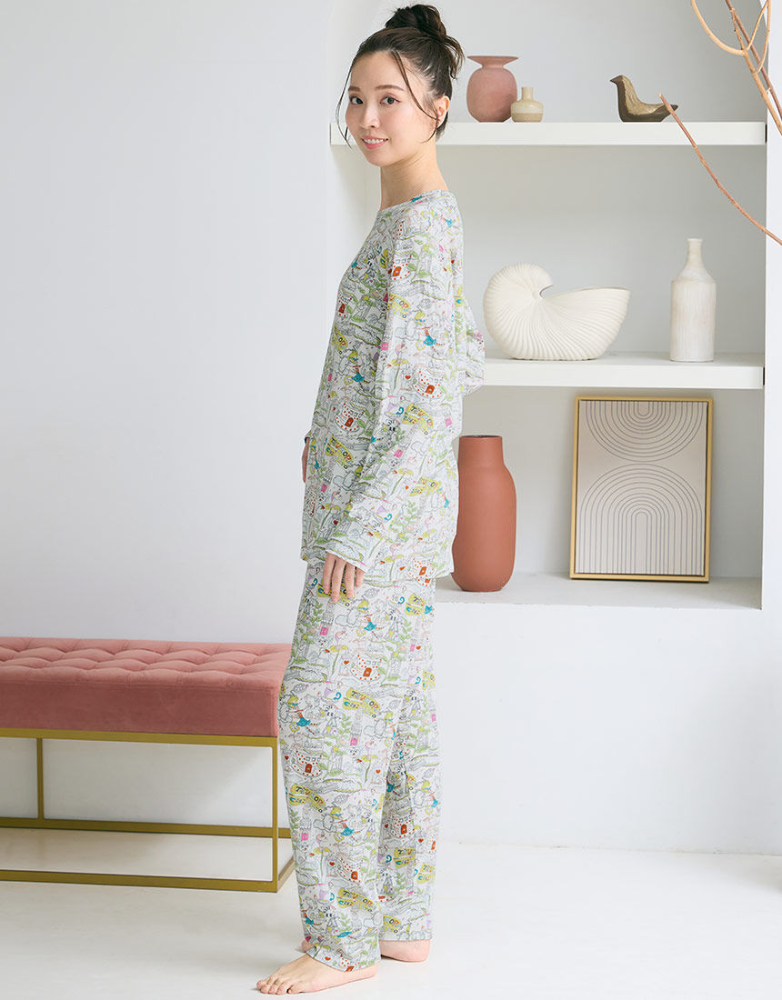 ツモリチサトスリープ 【綿100％】ふんわりとやわらかい パジャマ