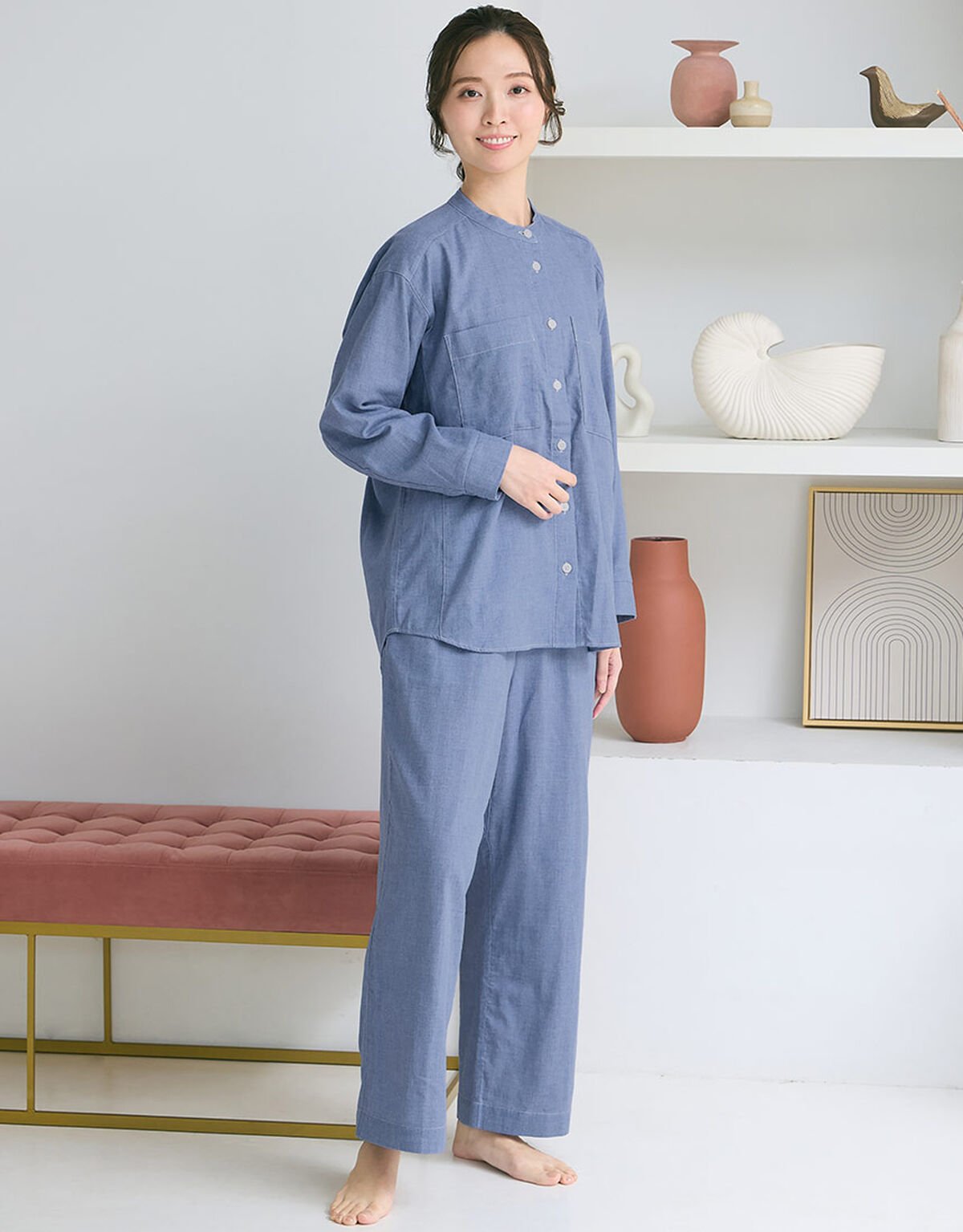 Casual Nights SLEEPWEAR レディース US サイズ: X-Large カラー: ブルー DoCLASSE ファッション Casual  Nights SLEEPWEAR レディース Casual Nights SLEEPWEAR レディース