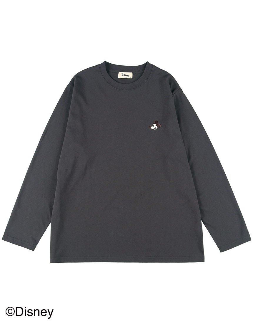 Lingè Noël ランジェノエル ミッキー＆ミニー バックプリントTシャツ
