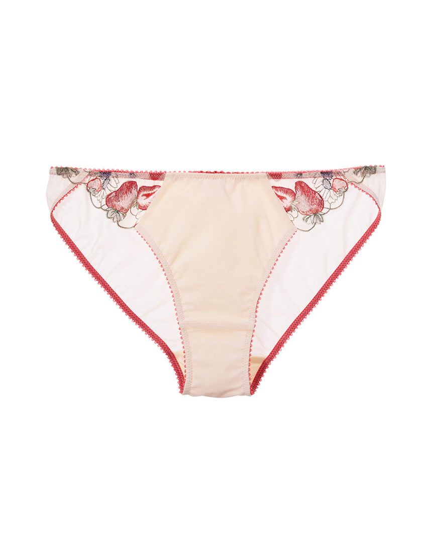 【フルーツ刺繍＆プリントでカラフルで愛らしいレースショーツ】フルッティエンブロイダリーレースショーツ ショーツ