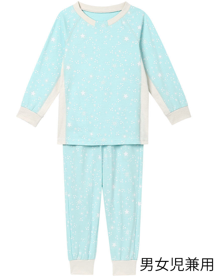 ワコール_キッズ 【動きのびのびパジャマ】睡眠科学 KIDS 男女児