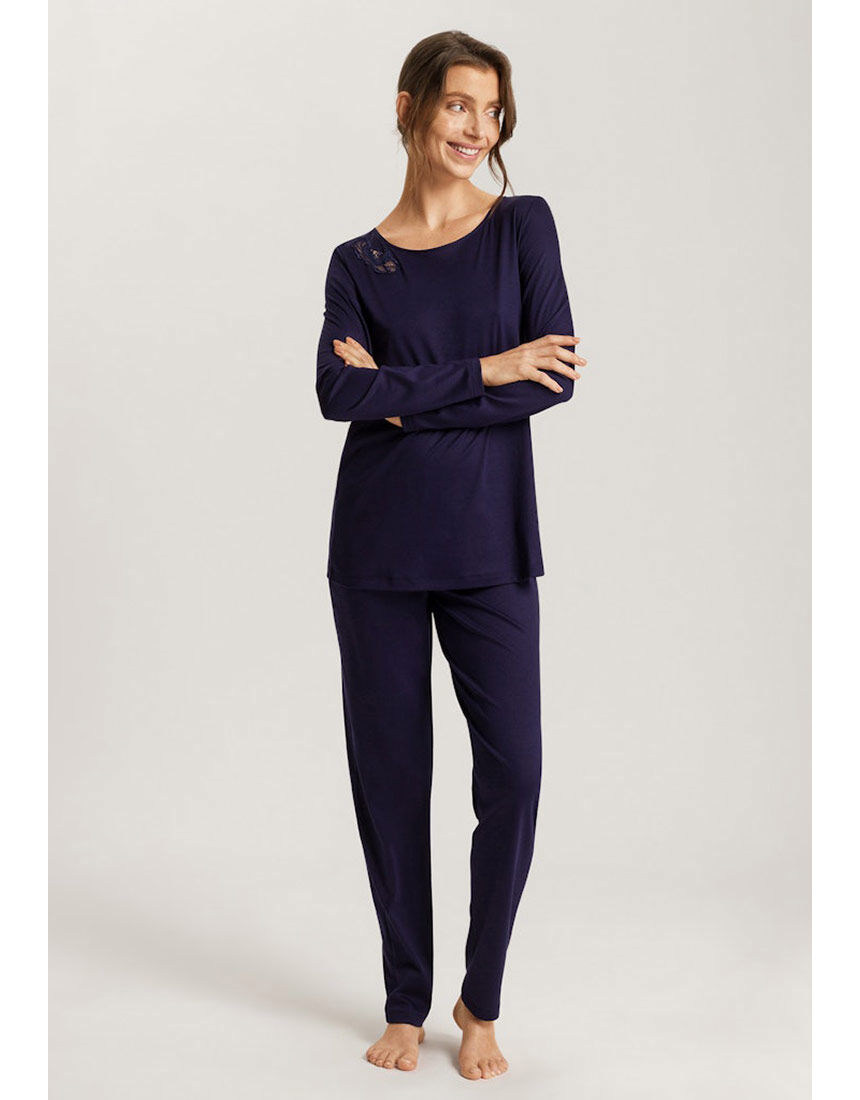 ハンロ 身生地コットン100％ ナイトウェア NIH408｜ワコール直営の