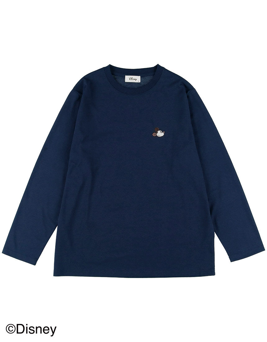 Lingè Noël ランジェノエル ミッキー＆ミニー バックプリントTシャツ