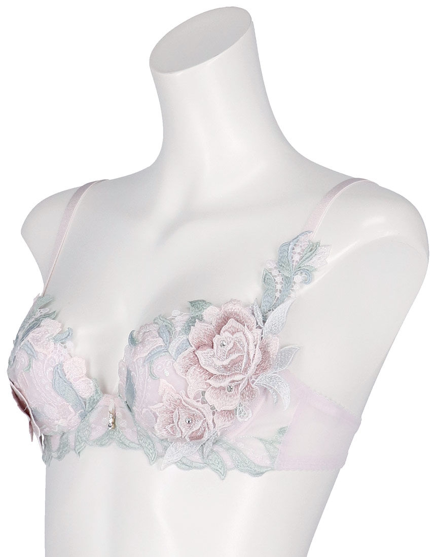 ワコール　サルート　きれいな谷間をつくる　ブラジャー&ショーツD75L ワコール サルート きれいな谷間をつくる ブラジャー&ショーツD75L