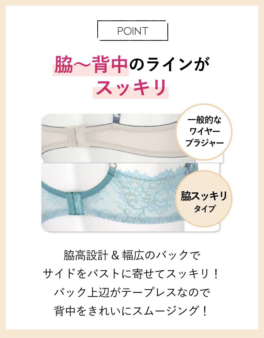 アンフィ 脇スッキリタイプ。グラマラス＆リッチな谷間をメイク