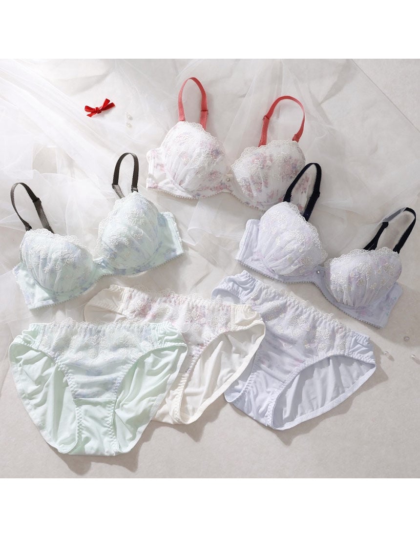 Lingè Noël ランジェノエル ロゼアンティーク ブラ＆ショーツセット