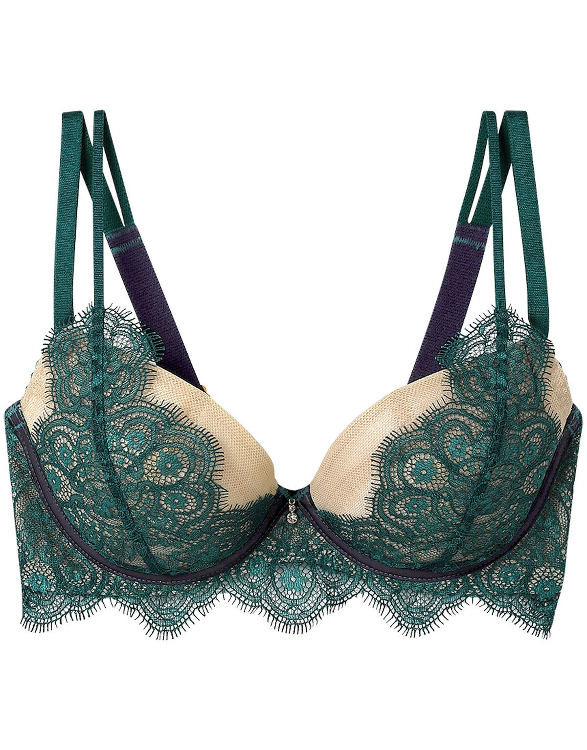 アンフィ ボリュームＵＰタイプ。グラマラス＆リッチな谷間をメイク【グラマリッチ（Ｇｌａｍａ−Ｒｉｃｈ）】 ３／４カップブラ BYJ302｜ワコール直営の公式下着通販サイト ワコールウェブストア