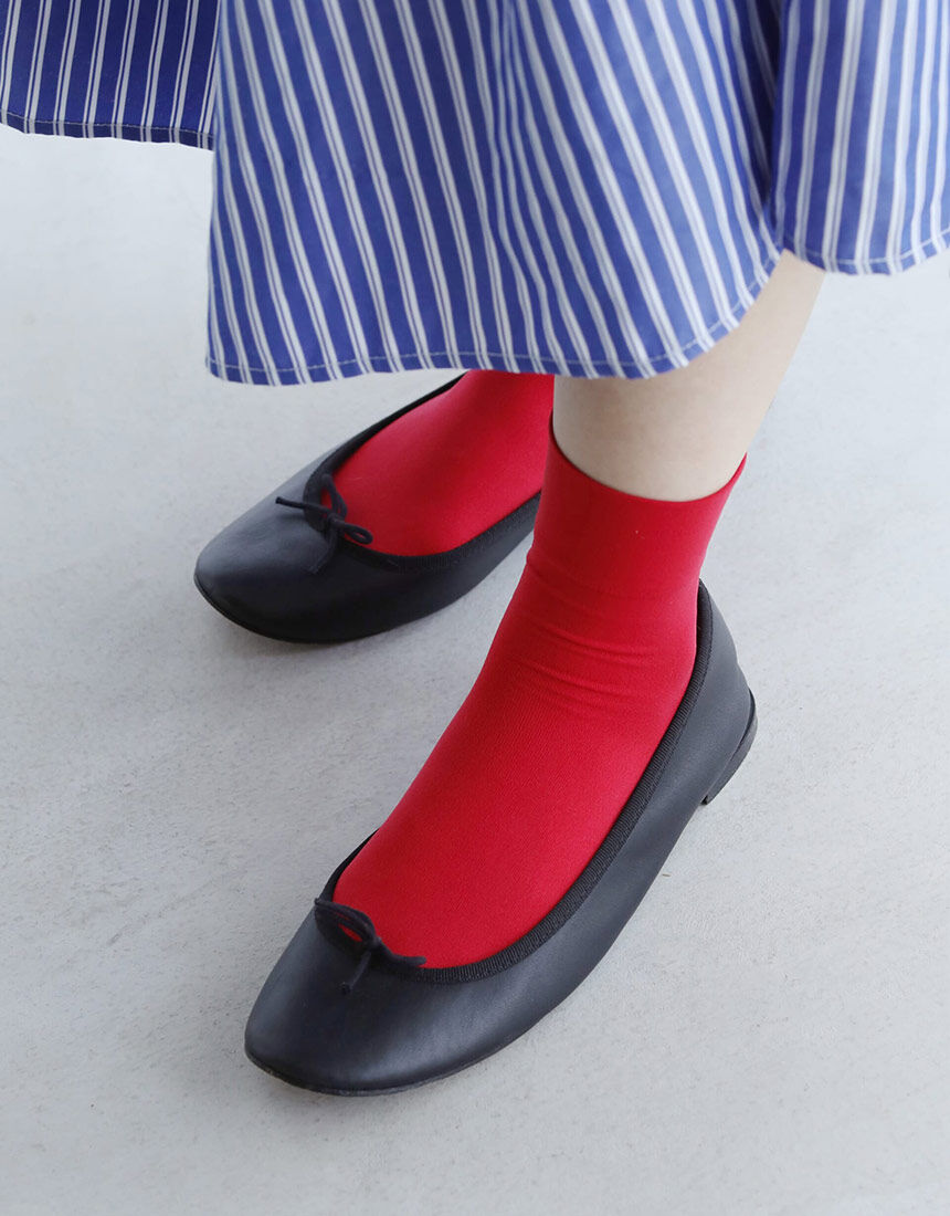 Pitto♡出品 Amazon | [タビオ] シアードットショートソックス 22.5～24.5cm