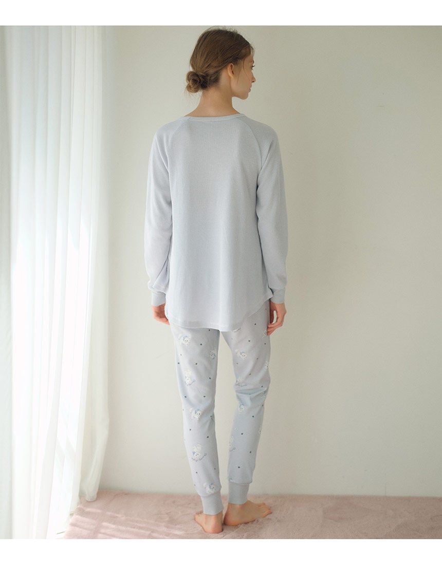 ルームウェア・パジャマ Milky pile heart long pants Milky pile heart zip tops & long pants - メルカリ