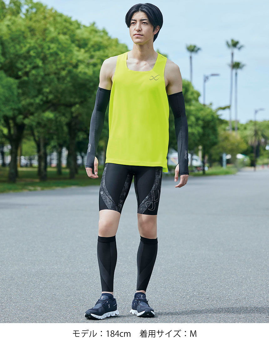 CW－X ハーフ｜軽量｜下半身サポート｜マラソン・球技など