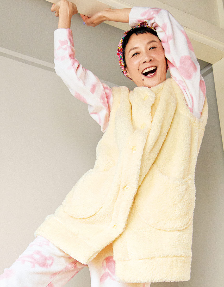 ツモリチサトスリープ ネコの形のポケットがデザインポイント