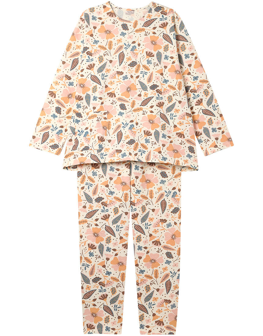 ウイング／スリープ 【あったか】【綿混】ポップドットノーディック柄