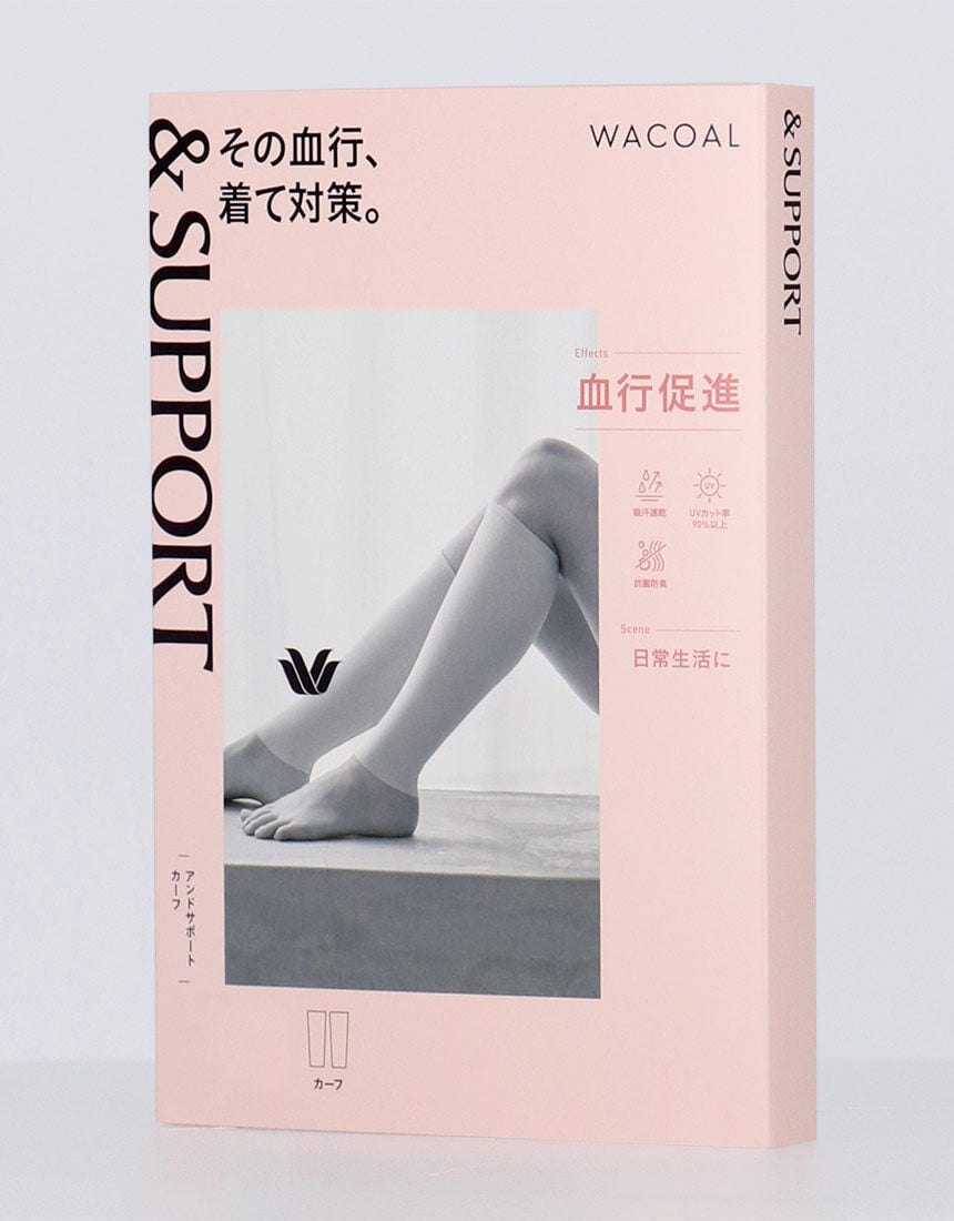 ワコール 【血行促進】ワコール ＆SUPPORT はくだけで、血行