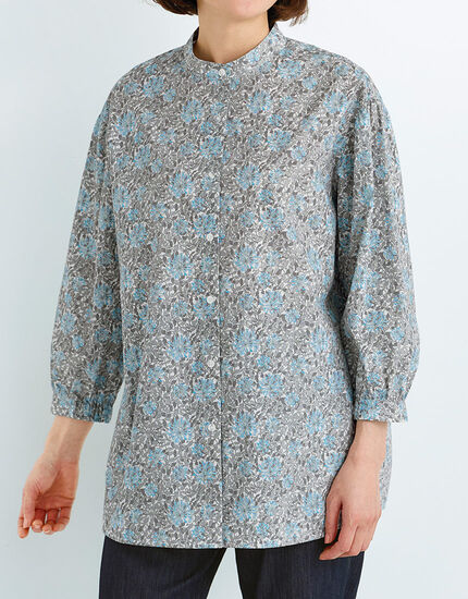 ウィリアム・モリス（Ｒ）プリントブラウス, , main