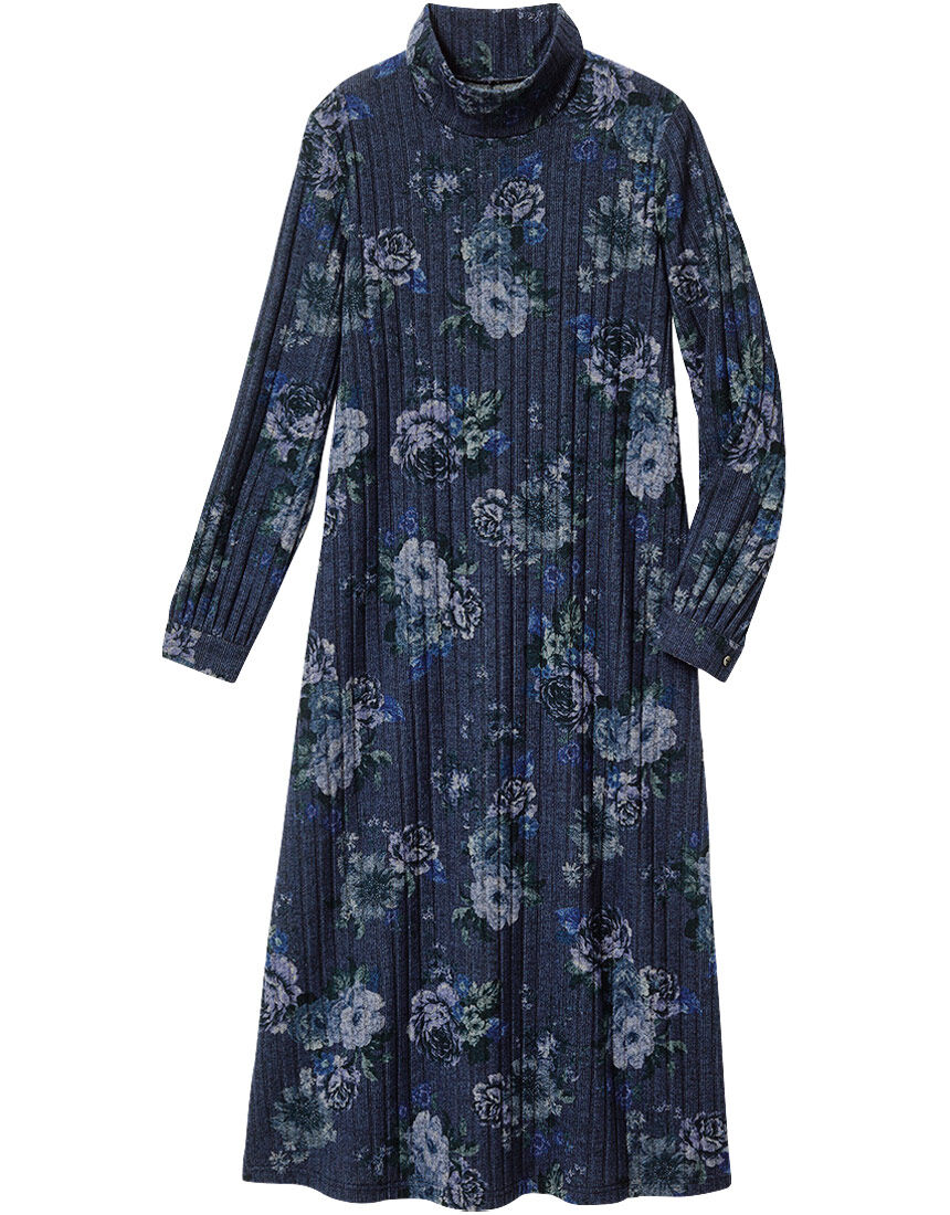 ワコール／ラブボディ 花柄プリントカットソーワンピース QOF401  