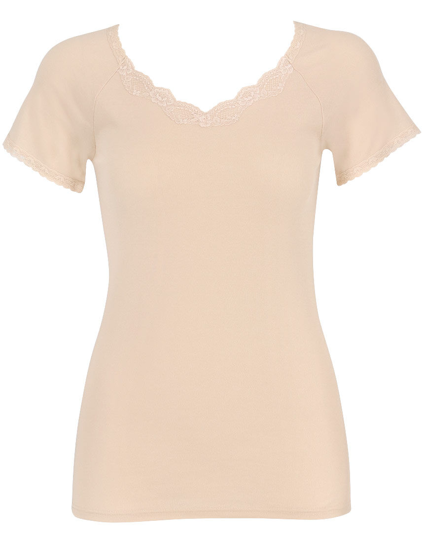 ウイング 【春夏】綿100％（シャリ感タイプ） トップス（3分袖