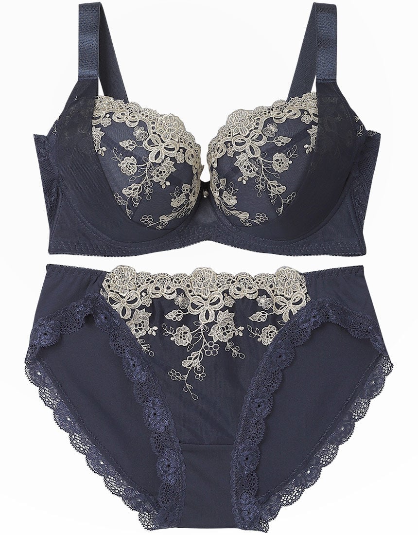 エルさん専用 Lingè Noël ランジェノエル 美胸脇高 グラマーサイズ ブラ＆ショーツ