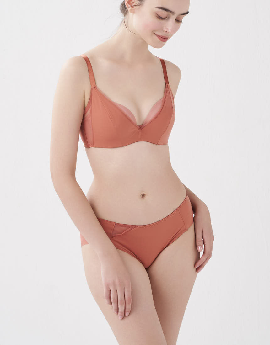 ワコール　着心地いい ウンナナクール 脇スッキリ♪ さあ、わたし シンプル 【全サイズ同一