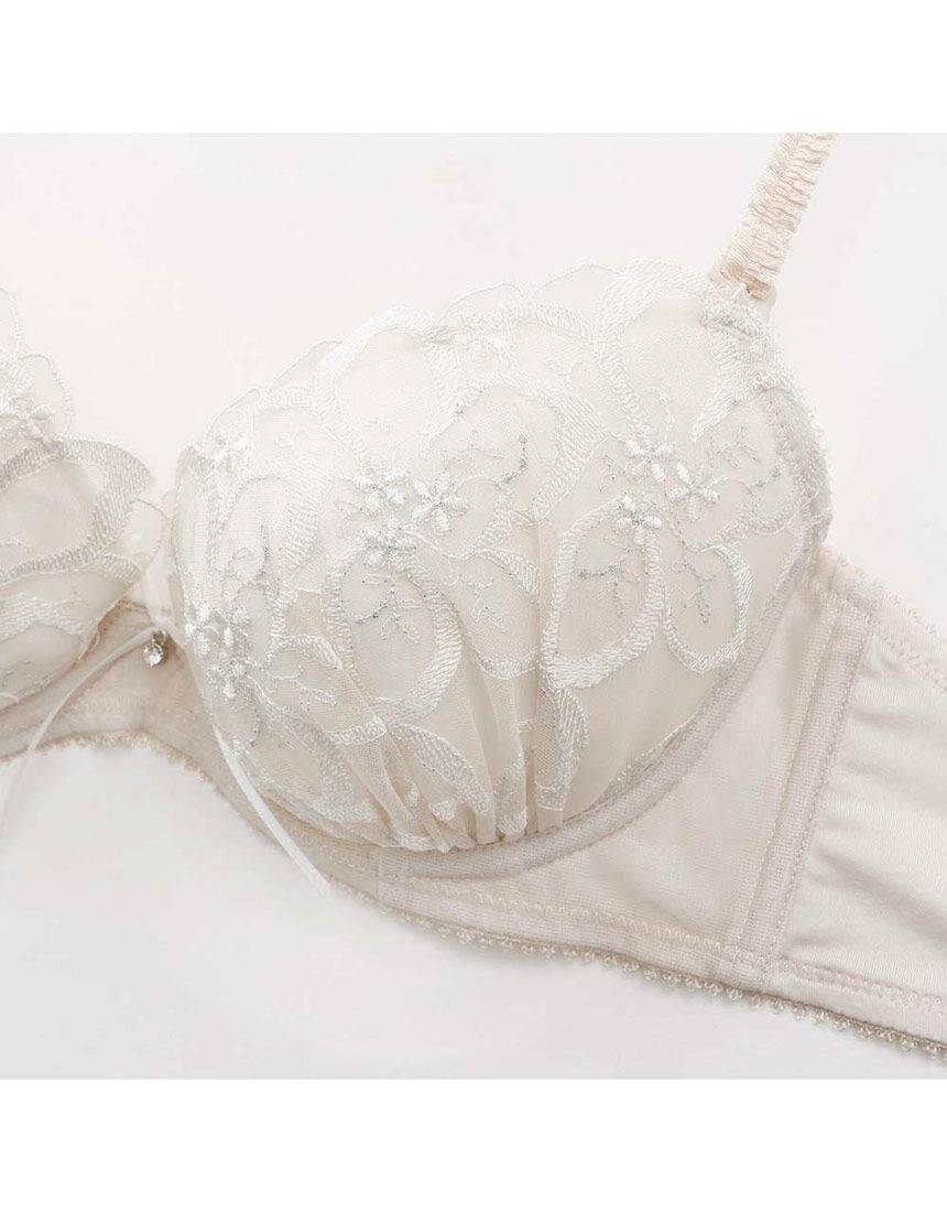 Lingè Noël ランジェノエル クレールフローラル ブラ＆ショーツセット