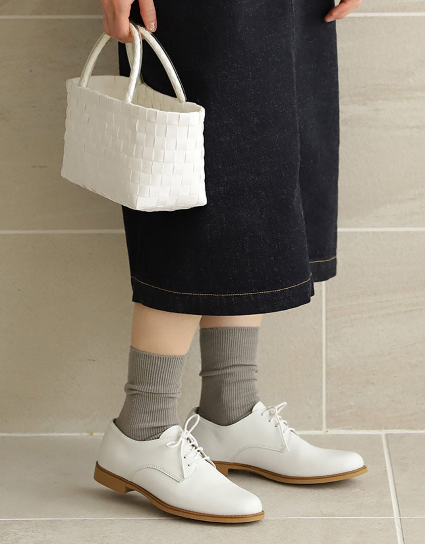 Tabio（タビオ） すっきり細見え1×1リブソックス ソックス UK4015