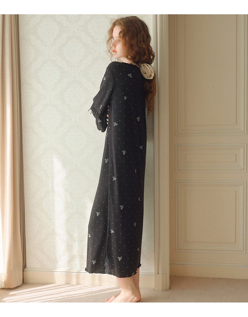 a1851n【ワコール】ルームウェア/美品 ワンピース ドルマン 花柄 レア 楽 a1851n【ワコール】ルームウェア/美品 ワンピース ドルマン 花柄
