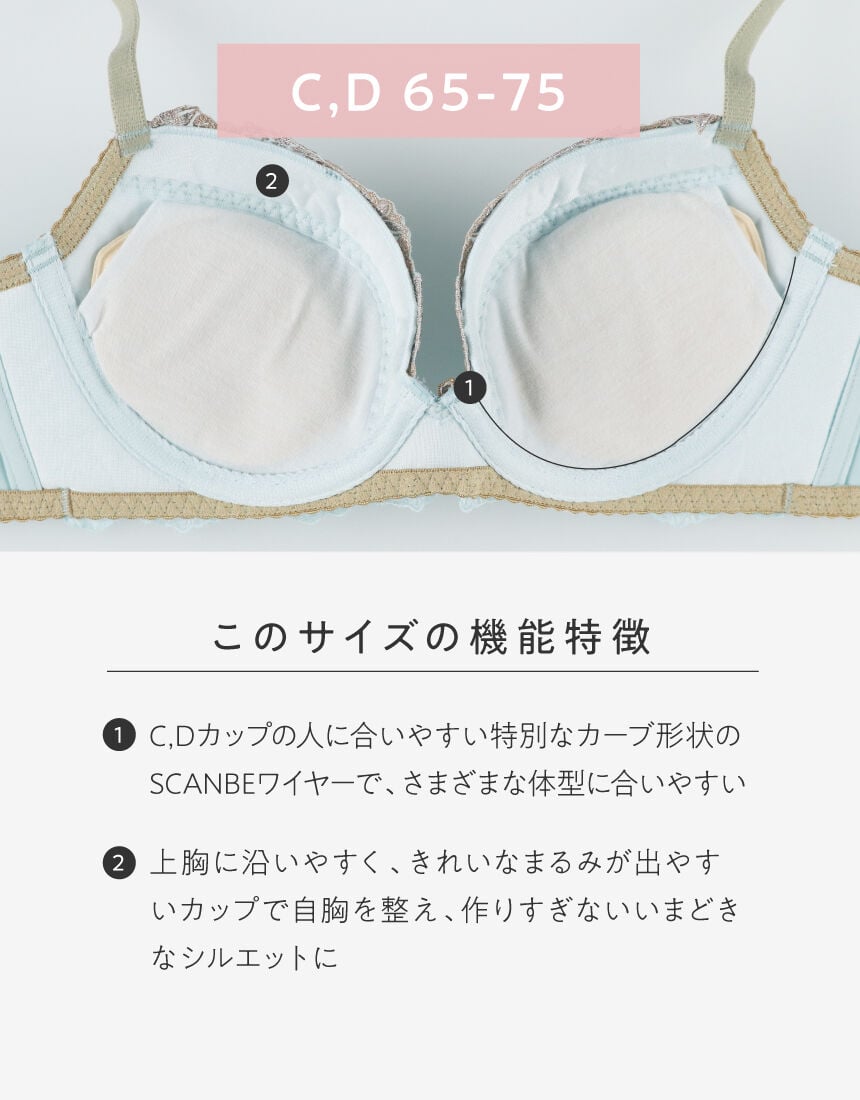 ワイヤーブラ（３／４カップ）, , hi-res