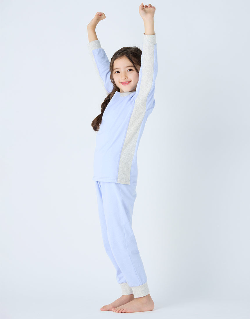 L【新品】2点ワコール女児パジャマ140cm〜155５ ワコール_ジュニア 【中学生におすすめ】 女児パジャマ CTR735