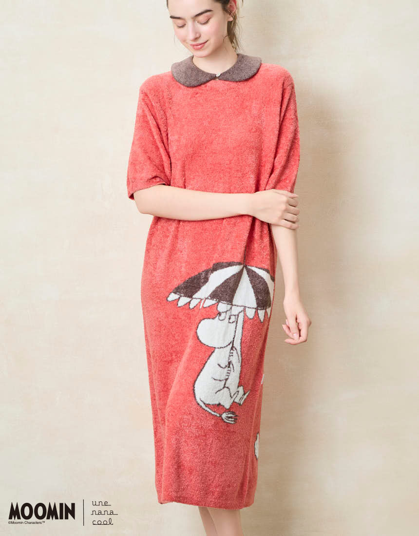 [新品未使用]une nana cool　ムーミンコラボルームウェア MOOMIN×une nana cool】コラボ“第二弾”なめらかふわふわルーム