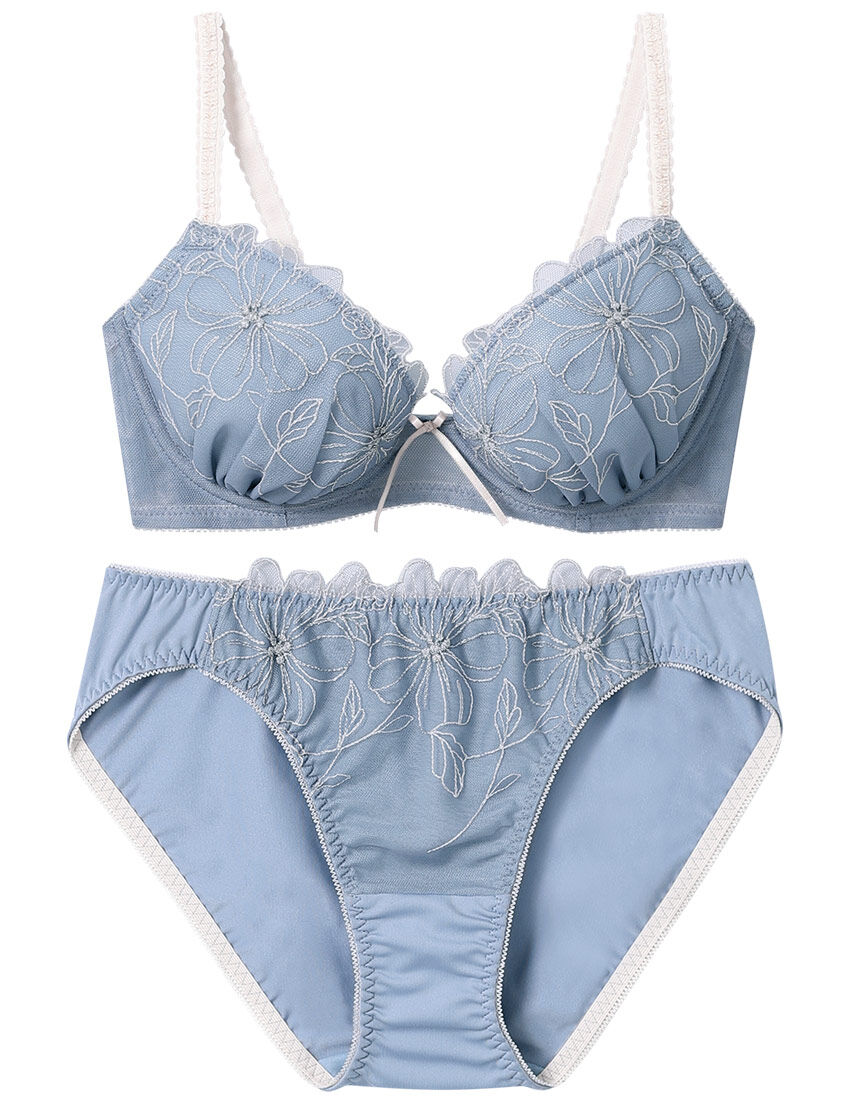 Wacoal yue ユエ ブラジャーショーツセット　グリーン Wacoal yue ユエ ブラジャーショーツセット グリーン Wacoal yue ユエ