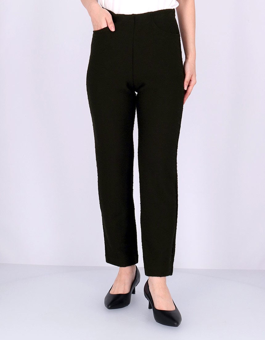 ワコール_カルソン 【綿混・あったか尾州産素材】ストレートシルエット