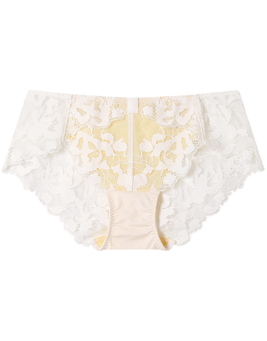 ウンナナクール リボンブラレース 総レース ショーツ PUN501｜ワコール