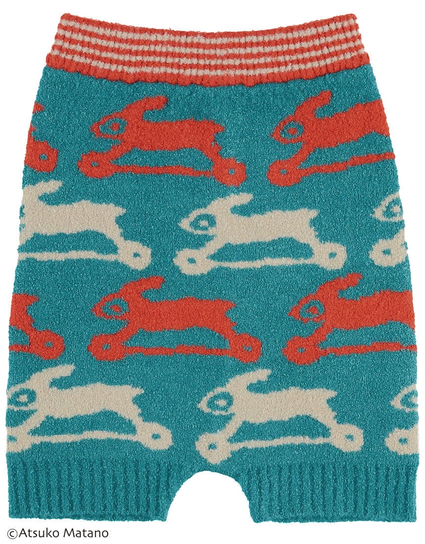 送料185円追跡OK！マタノアツコ　俣野温子☆ワコール新品ボトム☆レギンス　パンツ　サイズＬ☆メメ総柄　KO