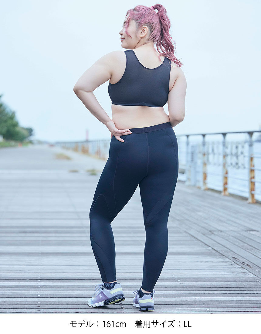 ワコール CW-X スポーツタイツ HXY499 BL Lサイズ ② CW-X ワコール スポーツタイツ HXY499 wacoal レディース