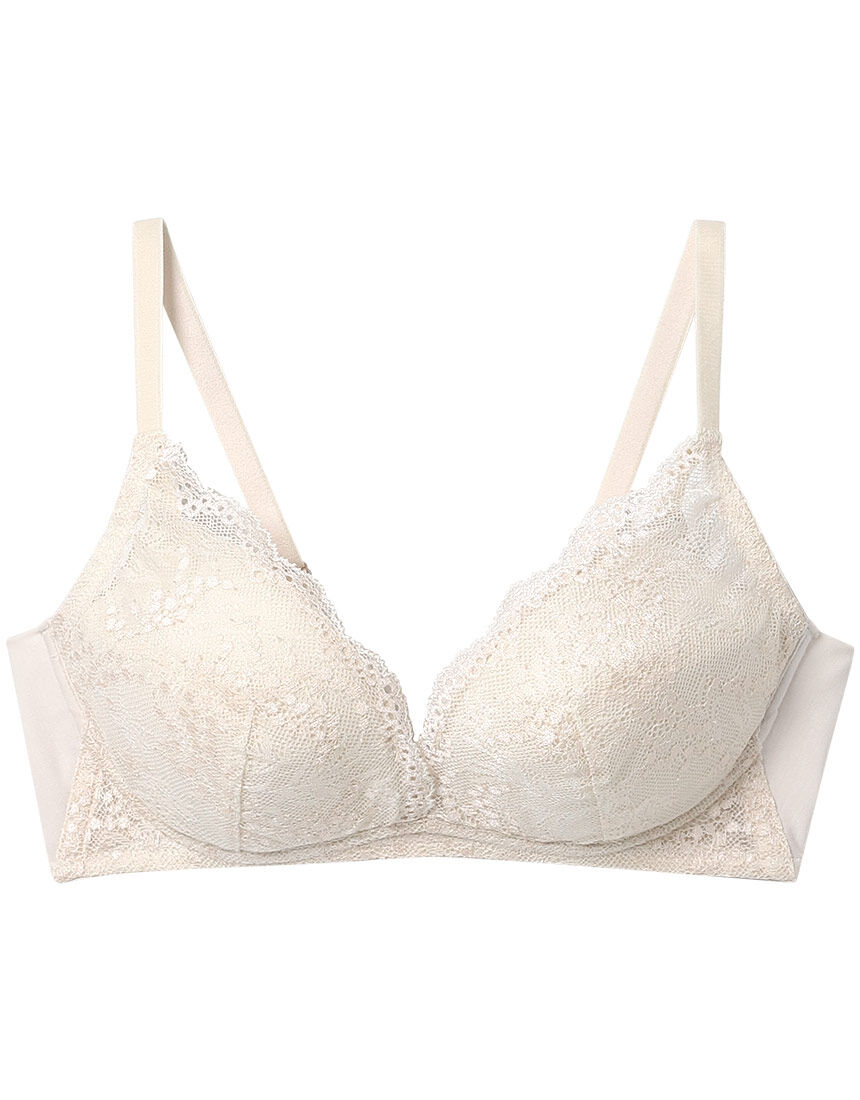 YOJOY ミモザレースにときめいて【ノンワイヤーブラ】ここちよく