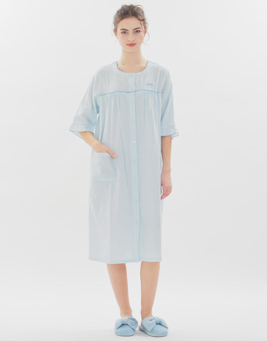 Lingè Noël ランジェノエル Wガーゼムジ ワンピース NZL601｜ワコール