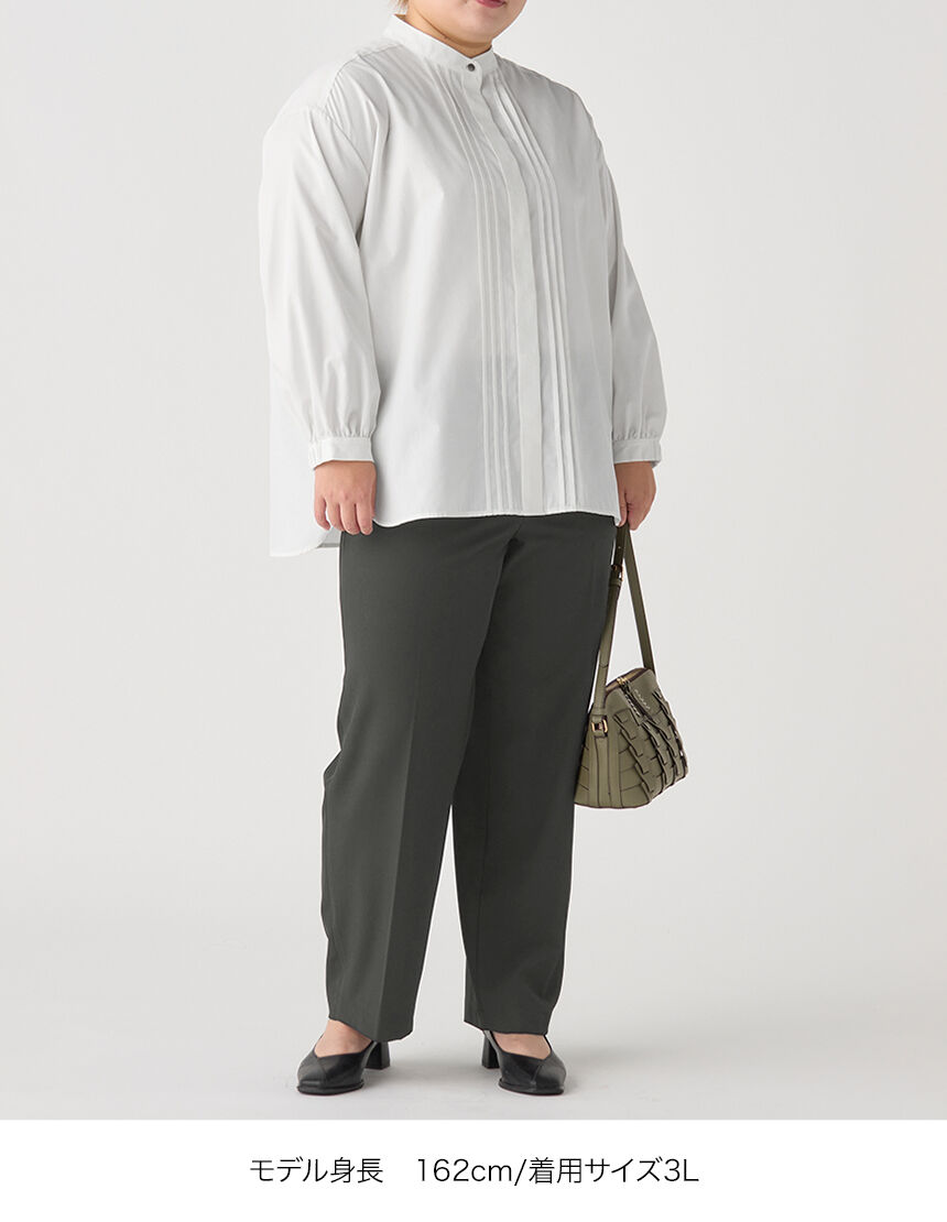 ワコール／ラブボディ 程よくゆったり ピンタックデザインブラウス