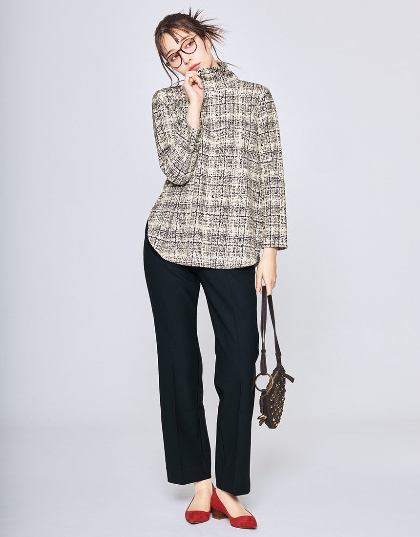 ワコール_カルソン タートルネック・Tブラウス 長袖 アウター