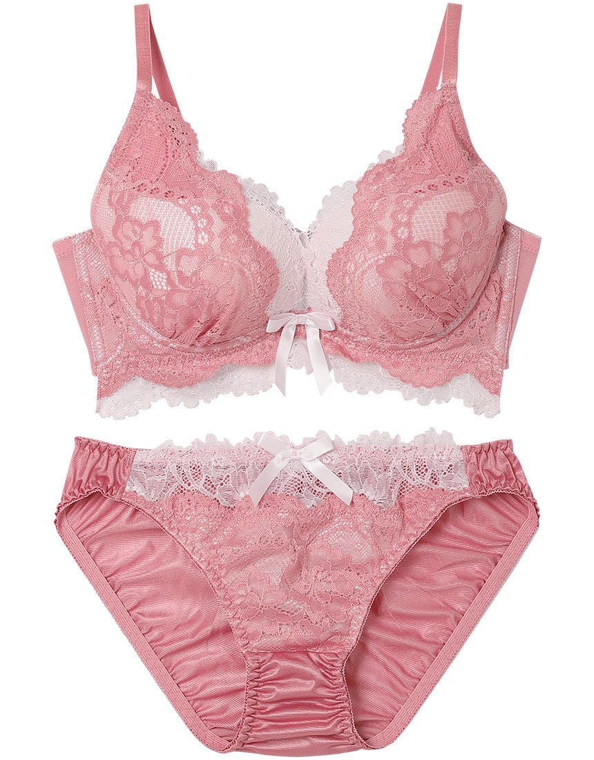 ノエル Lingè Noël ランジェノエル レイヤークルールレース ブラ＆ショーツ