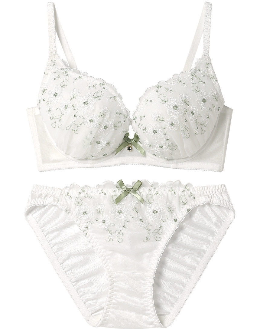 Nmerry3着セット　Sサイズ northerly ブラジャー ショーツセット クラシカルガーリー3/4