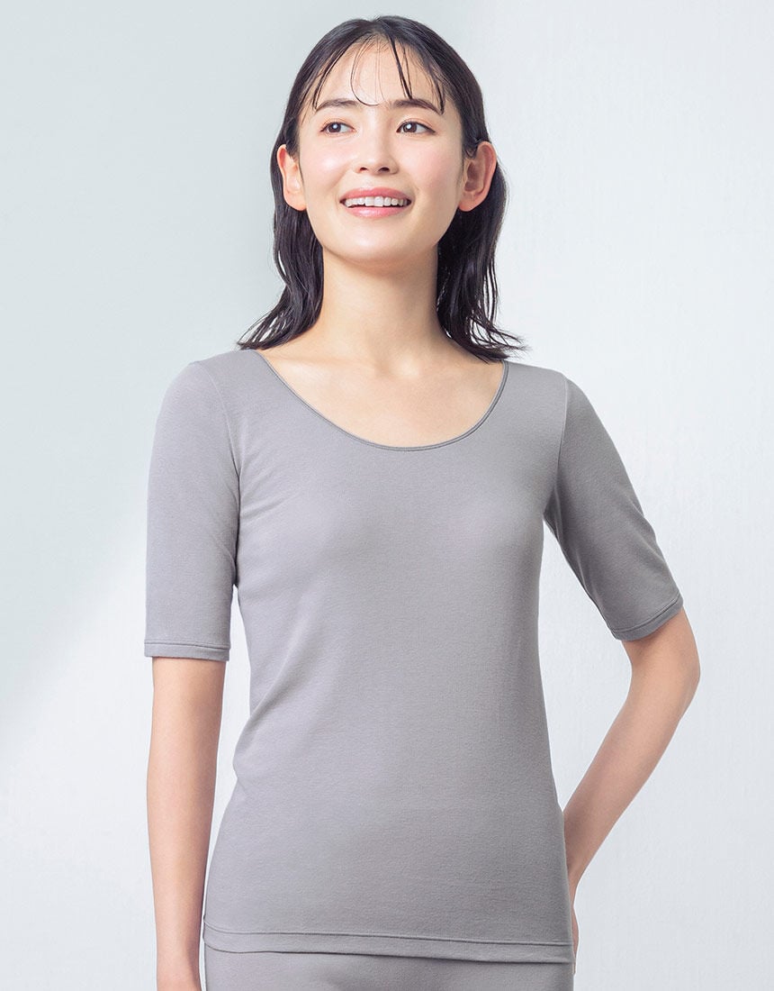 トップス（５分袖）, , hi-res