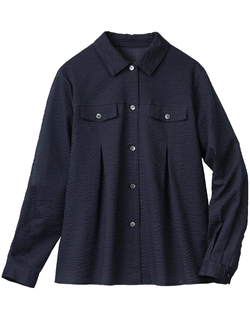 シアーデザインブラウス, , hi-res