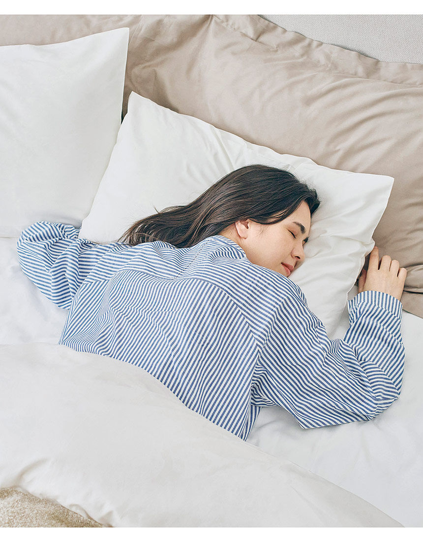 ワコール／睡眠科学 【綿混】ここちよく眠れるパジャマ 寝返りのしやす