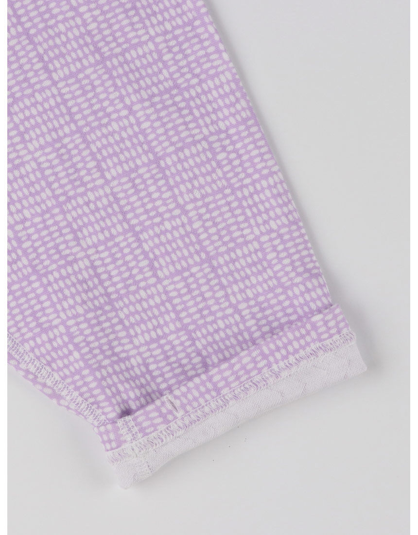 ワコール／らくラクパートナー キルトニット素材【長袖・レモンボタン