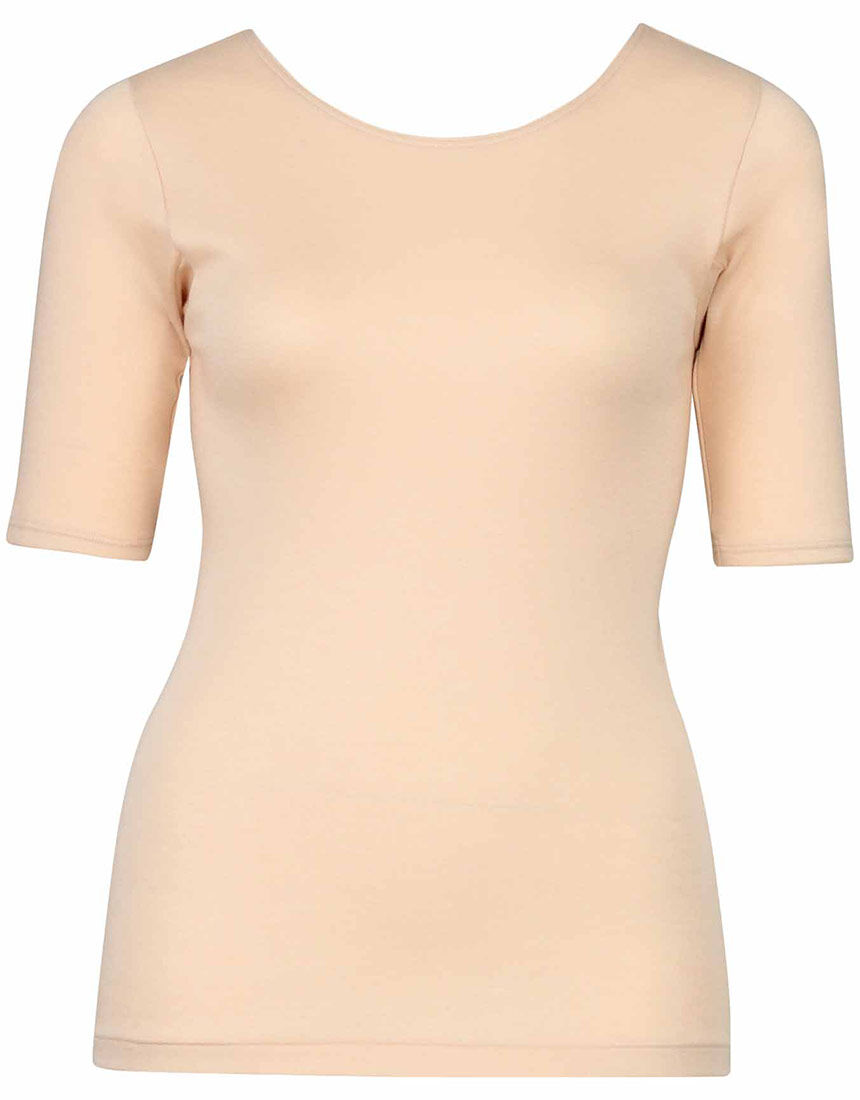 ワコール 【綿混】ふんわりあったかゆったりタイプ トップス（5分袖