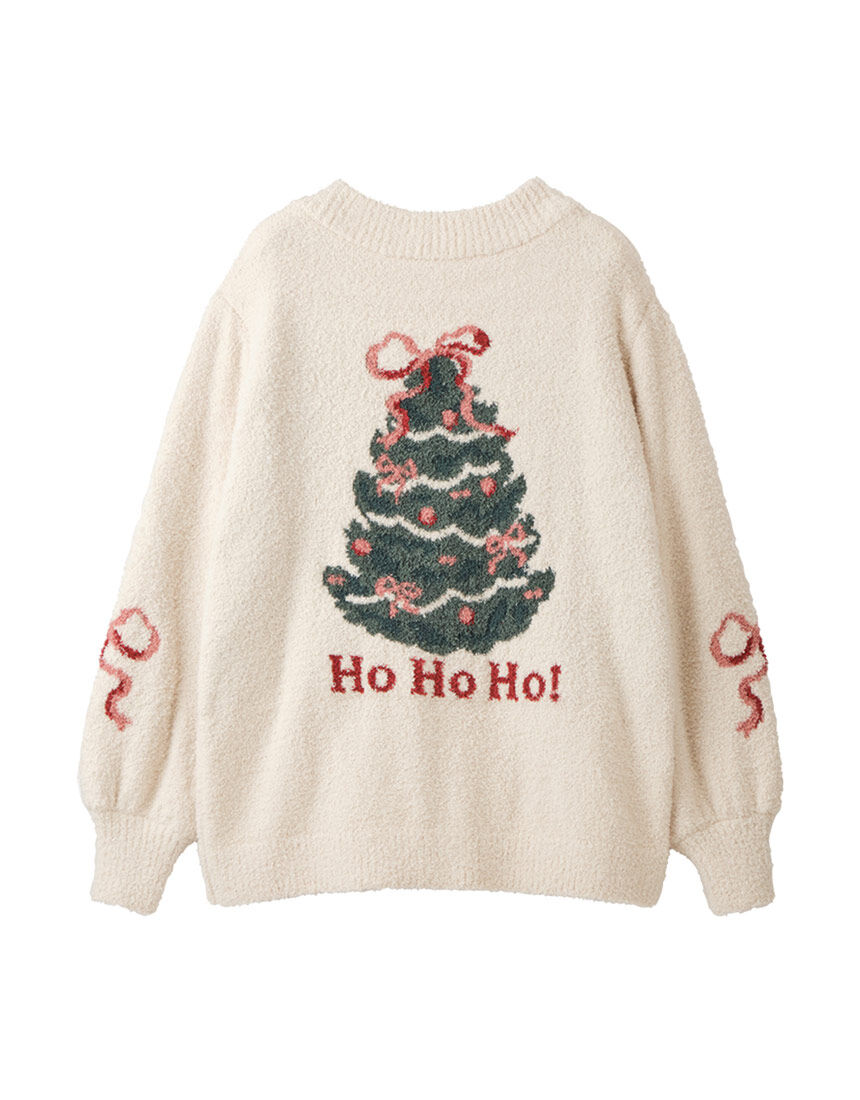 PEACH JOHN 【柔らかな肌ざわり】ツリーの編み柄ときらめくボタンが