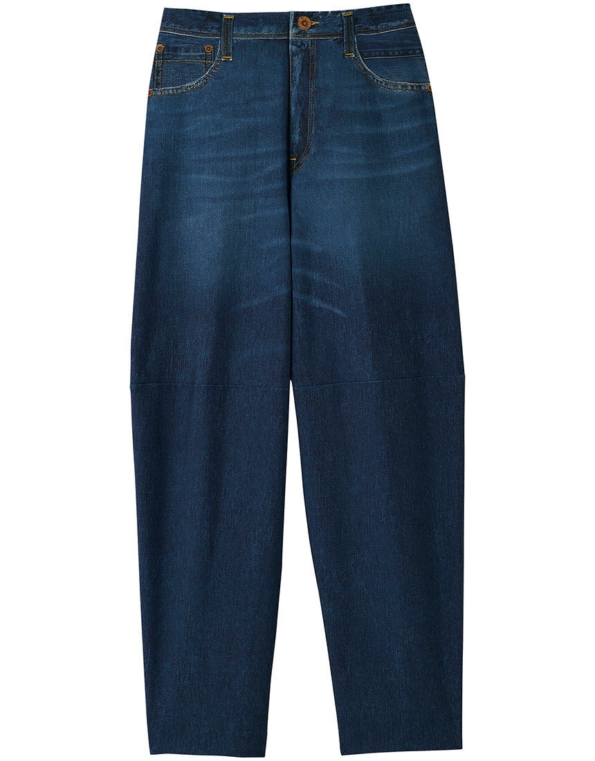 【新品タグつき】ワコール　カルソン　まるでデニム　M　コクーンシルエット ワコール_カルソン 〈まるでデニム〉 ぐ〜んと伸びてラクなのに